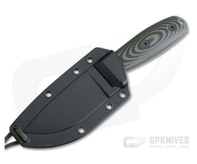 ESEE Knives 3 OD Blade Green/Black G10 3D Handle Black Sheath 3PMOD-003 