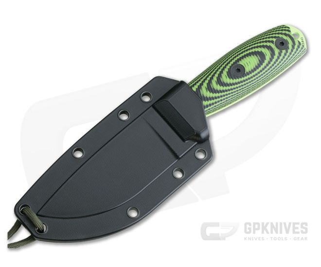 ESEE 3 3PMVG-007 Venom Green Blade 3D Neon Green/Black G10