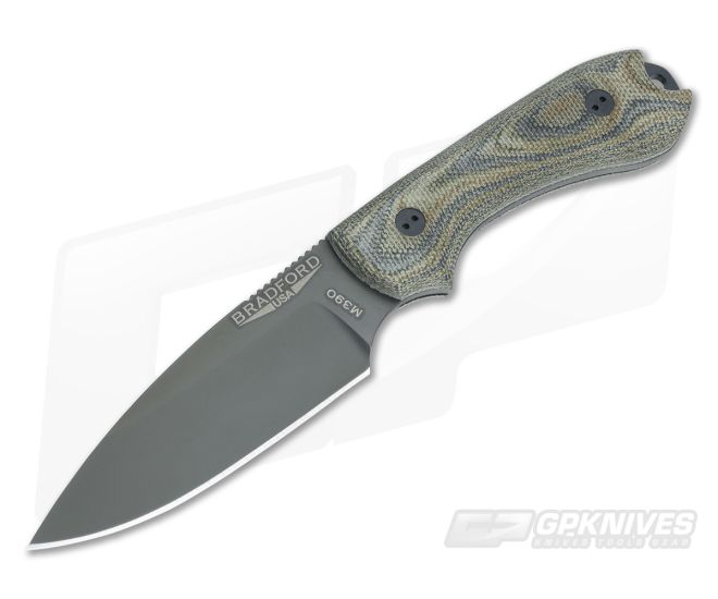 Bradford Guardian3 Sabre Ground DLC M390 3D Camo Micarta Fixed Blade