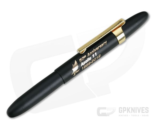 50th anniversary APOLLO 11 pen BLACK/GOLD Fisher Space Pen blister carded S251G 