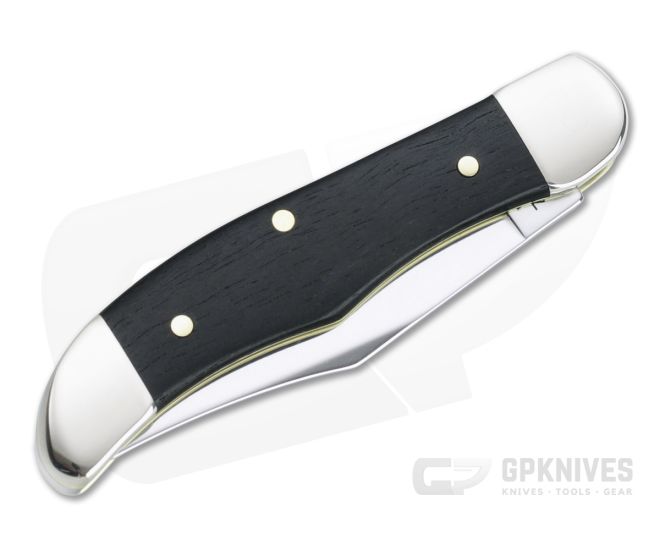 Case & Sons Ebony Wood Backpocket Clip Blade TB61546 SS 10656 W.R 