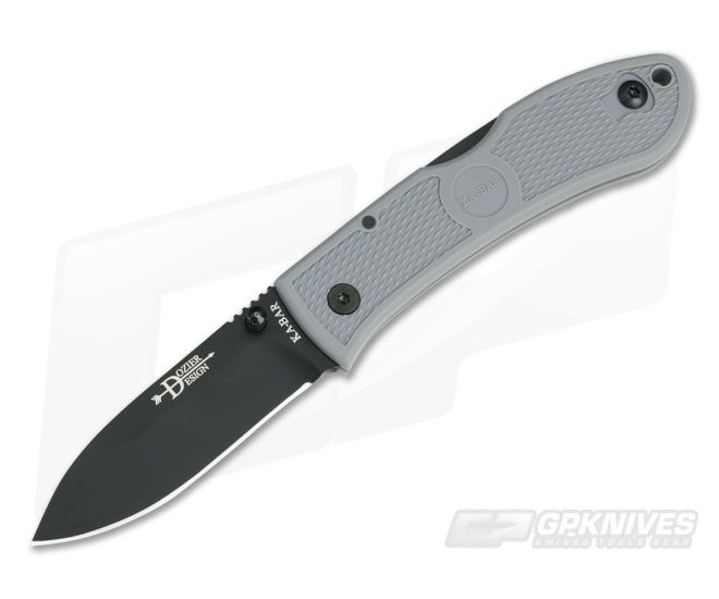 KA-BAR Dozier 4062GY Gray Folding Hunter 3 Inch Blade for sale online 