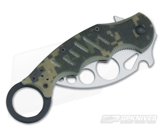 Fox Knives Karambit Trainer Camo G10 Flipper 479TK Folding knife