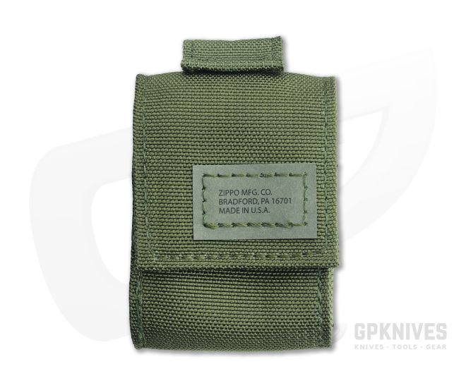 Zippo Tactical Pouch OD Green Nylon MOLLE Lighter Pouch For Sale