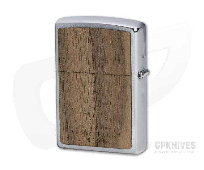 Zippo Walnut Mountains Woodchuck USA Windproof Lighter For Sale