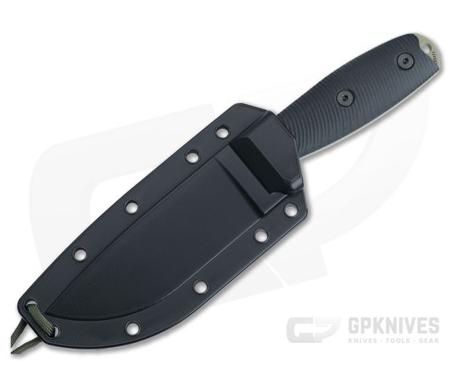 ESEE Knives Model 4 with 3D Machined Black G10 and Dark