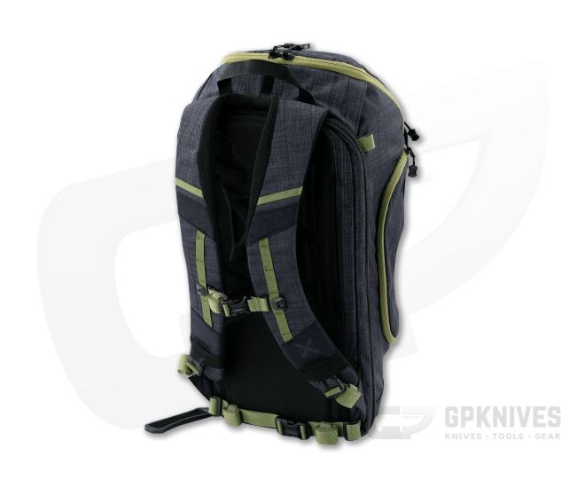 Vertx Gamut Checkpoint PDW Backpack Heather Black Mustard Grass
