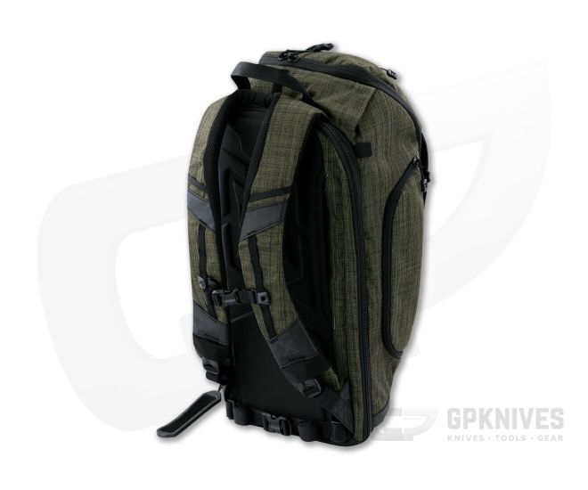 Vertx Gamut Checkpoint PDW Backpack Heather Green Galaxy Black Bag