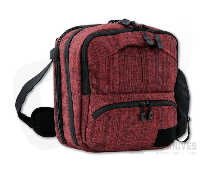 Vertx Essential Sling 2.0 EDC CCW Sling Bag Heather Red It s Black VTX5031 HRD IBK For Sale