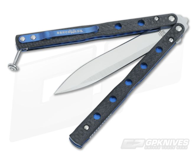 Flytanium V6 Benchmade 51 Balisong Carbon Fiber