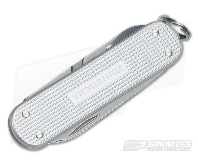 SWISS ARMY VICTORINOX 0.6221.26-033.X1 CLASSIC SD SILVER ALOX POCKET KNIFE.