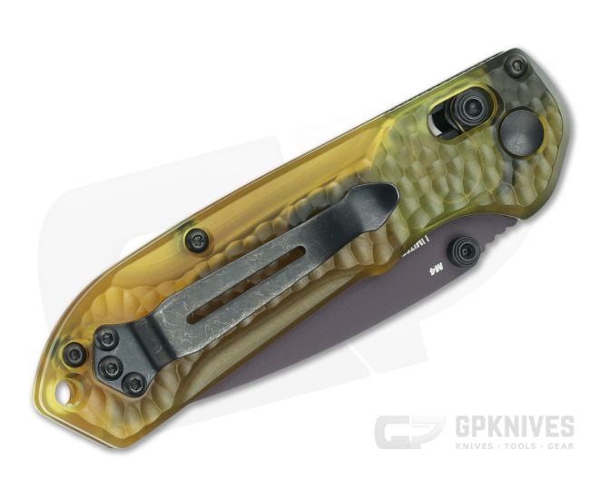 Benchmade 565PL-2501 Mini Freek - Purple M4 - Ultem Handle