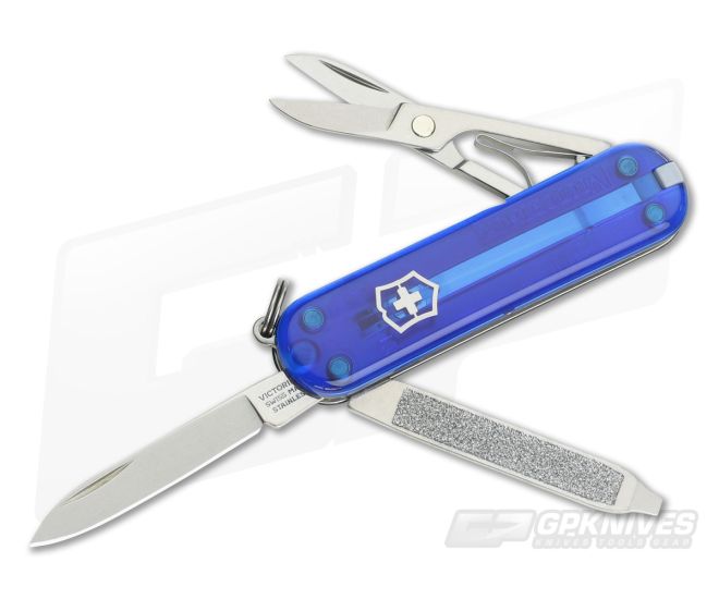 Victorinox Classic SD Sapphire Blue Swiss Army Knife 0.6223.T2033X1