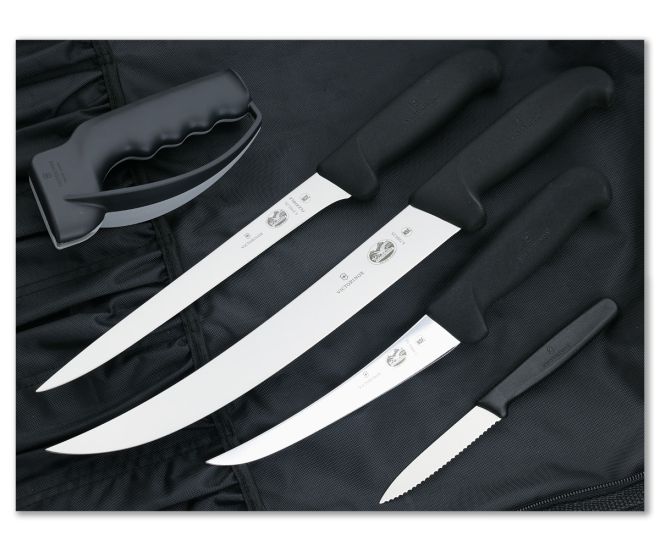Victorinox Fish Fillet Kit Stainless Steel Black Fibrox Knife Set