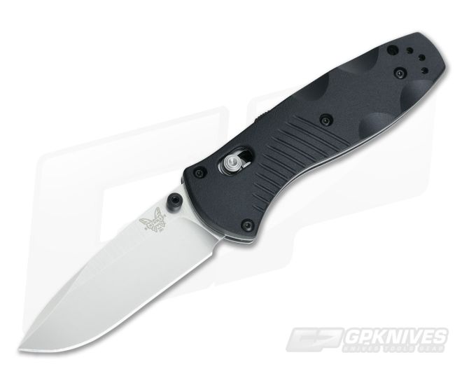 Benchmade 585 Mini Barrage Axis Plain Edge Satin Blade Assisted Opening Knife