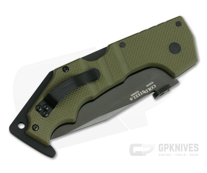 Cold Steel AK-47 OD Green CPM-S35VN Tri-Ad Lock Folding Knife For Sale