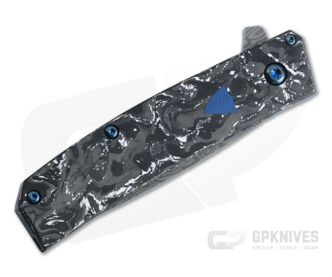 Benchmade Tengu Oeser Bifrost Damasteel Marbled Carbon Fiber