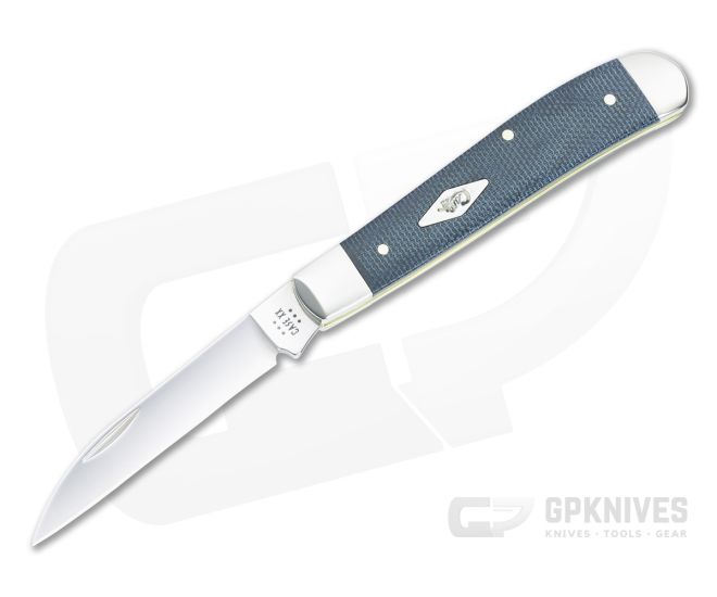 Case Blue Denim Canvas Laminate - Mini Trapper 60511 Case Blue Denim Canvas Laminate - Mini Trapper 60511