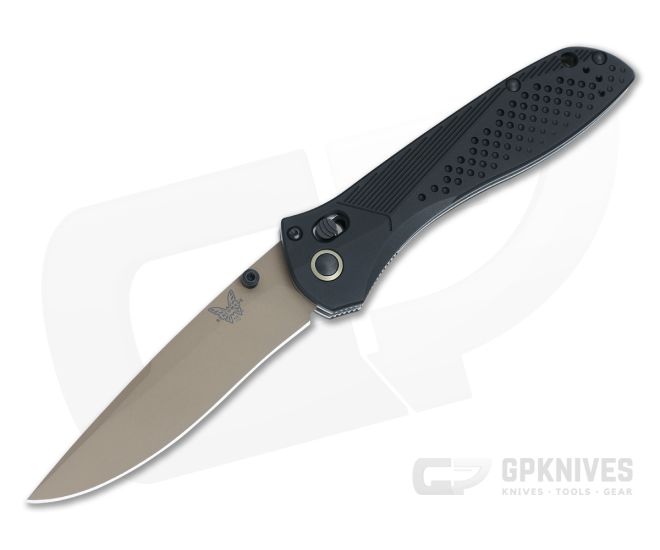 Benchmade 710FE2401 Seven Ten Folding Knife Black Aluminum MagnaCut