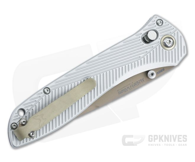 Benchmade 710FE-24 Seven | Ten Gray Aluminum Tan S90V Steel