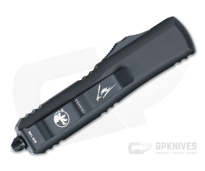 Microtech UTX-85 Warhound Tactical Black OTF 719W-1TS Automatic