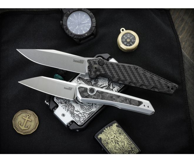 Kershaw Launch 7 Carbon Fiber Stonewash Magnacut Automatic