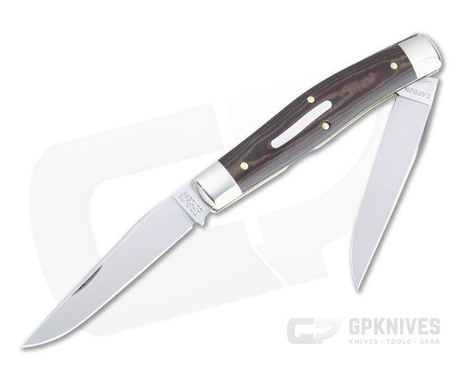 Tidioute Cutlery 81 Coon Skinner Slip Joint Red Onion Richlite Micarta