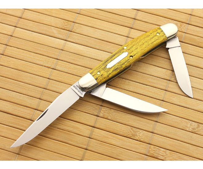 Great Eastern Tidioute Cutlery 828314 Dixie Stockman Osage Orange Wood