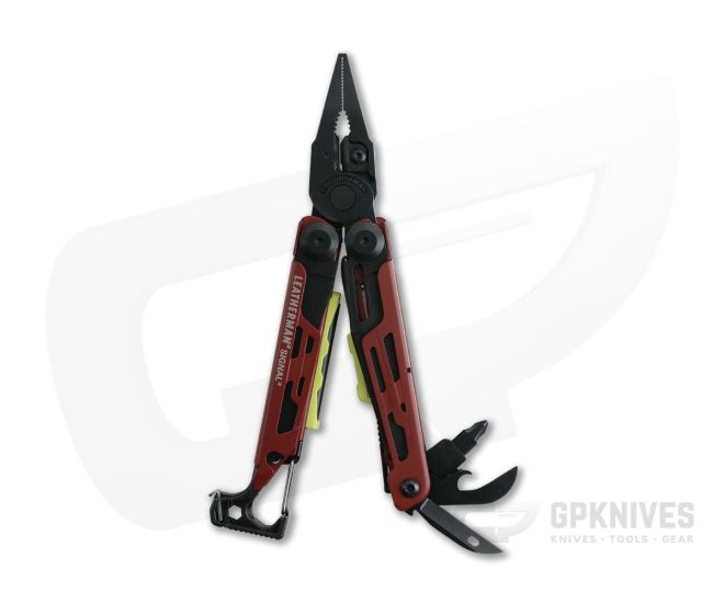 Leatherman Signal Crimson with Nylon Sheath 832743 Adventure Multi-Tool For  Sale