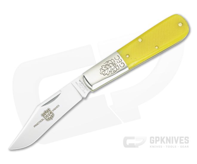GEC #86 Boomtown Barlow - Yellow Bone - Stainless
