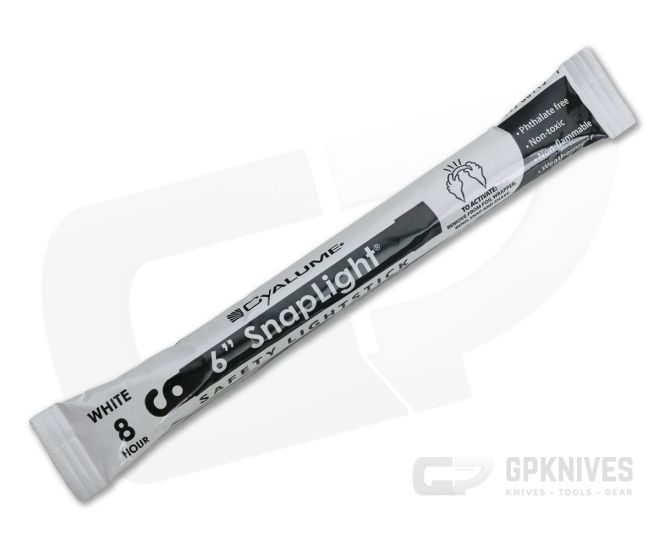 thumbnail image 2 of Lot Of 20 Cyalume White 8 Hour SnapLight Safety Lightsticks – Emergency Prep 2 of 6