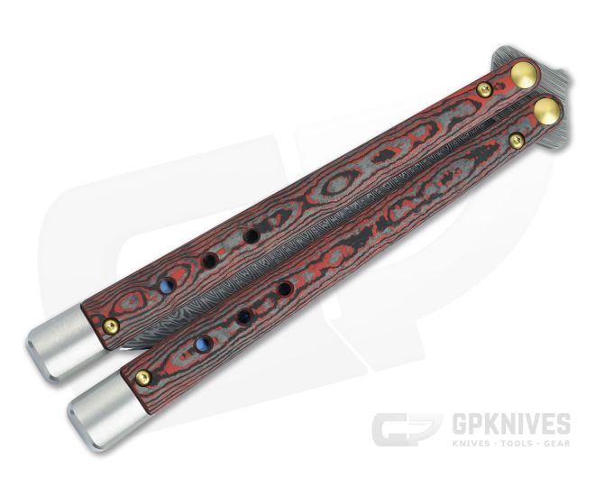 激安 超特価商店街  Red Necron 99-241 Benchmade Lava Balisong Class Gold Flow 絵画