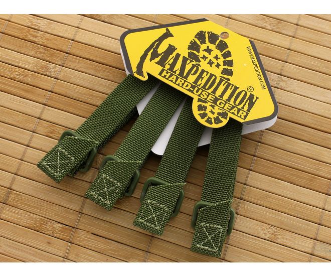 Maxpedition 3" TacTie OD Green (Pack of 4)