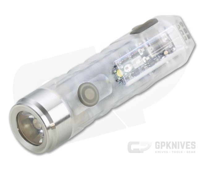 Rovyvon Aurora A8x Clear 650 Lumen Cool White UV/Red Multi Function LED Key  Chain Flashlight
