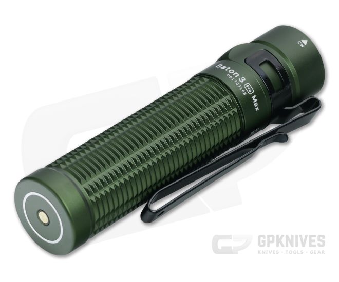 Olight Baton 3 Pro Max Flashlight - OD Green (Cool White)