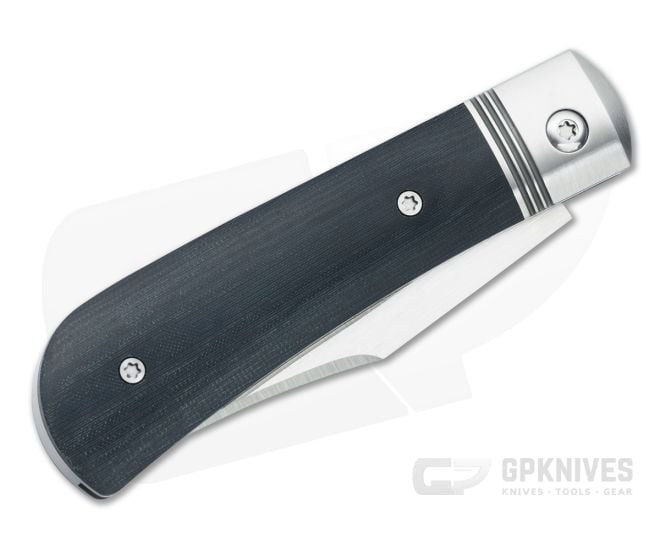 Jack Wolf Benny's Clip Blue Linen Micarta Steel Series