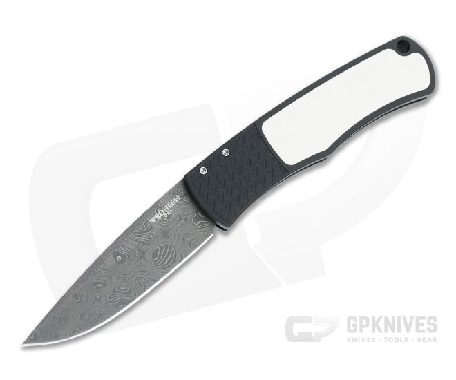 Protech BR-1 Magic Whiskers Automatic Damascus LTD Tuxedo Protech BR-1 Magic Whiskers Automatic Damascus LTD Tuxedo