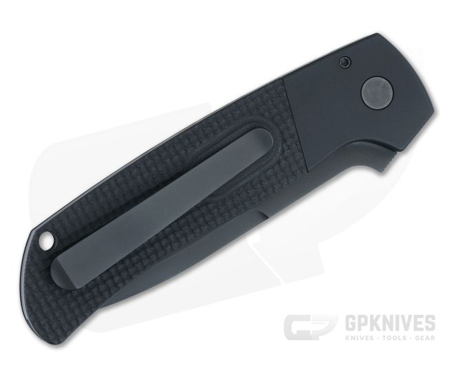 Protech Terzuola ATCF Operator With Textured Black G10 And Protech Terzuola ATCF Operator With Textured Black G10 And