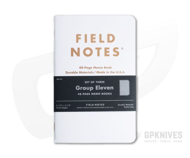 Field Notes Group Eleven Metallic Hot Foil Dot Graph Paper Memo