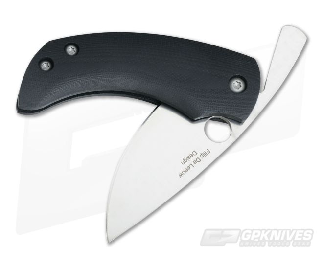 その他 FaB Flick Knives CF Spyderco Friction Folder by De Leeuw C167GP G-10 knife for sale