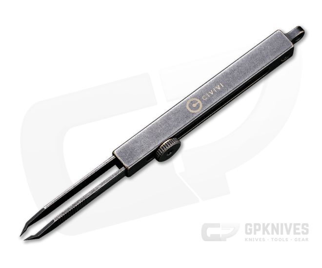 CIVIVI TacNTweeze Terzuola Black Collapsible EDC Tweezers For Sale