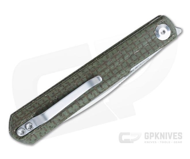 CIVIVI x Ostap Hel Clavi Front Flipper Blasted Nitro-V Green