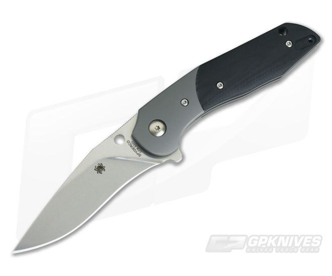 Spyderco Hanan Southard Titanium Bolstered G10 Compression Lock Flipper