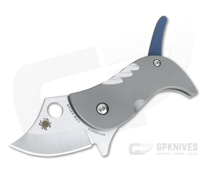 Spyderco Pochi C256TIP Kazuyuki S45VN Titanium Frame Lock Folding