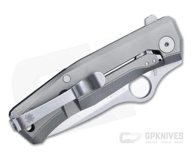 Spyderco Spymyto Flash Batch Green Micarta M398 C265MTIP Knife
