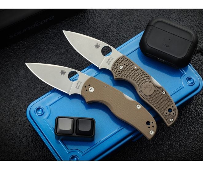 Spyderco Native 5 Lightweight - CPM-15V Steel - Brown FRN C41PBN15V5