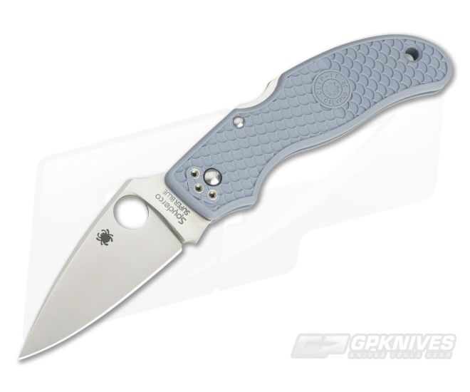 Spyderco Calypso Jr. Super Blue Sprint Run C52FPGYE Knife For Sale