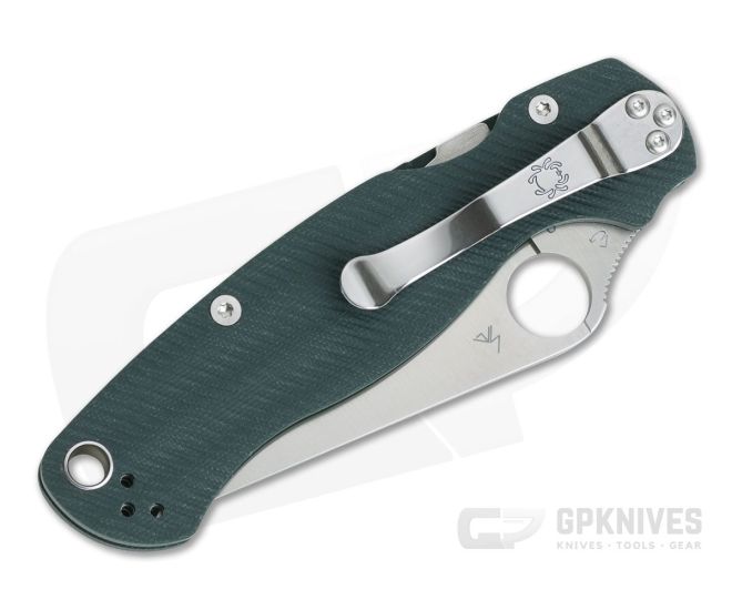 Spyderco ParaMilitary 2 C81GPFGR2 Sprint Diamond Arc Forest