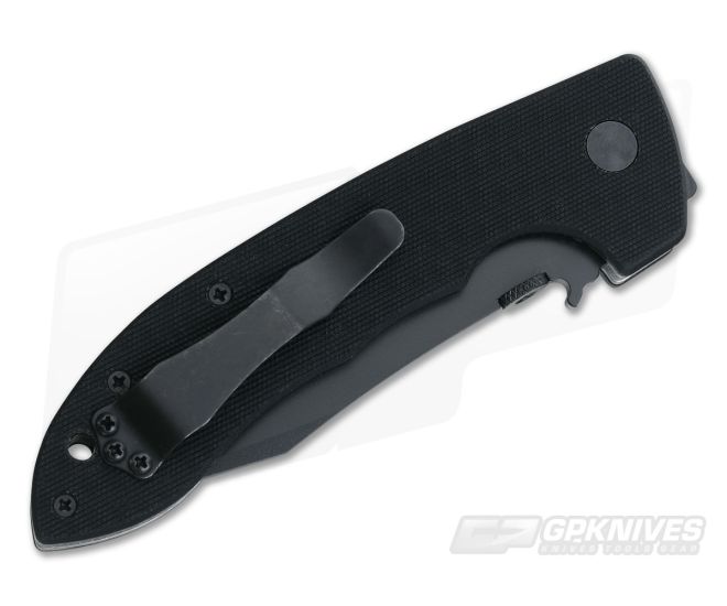 Emerson CQC-8 Black Plain Edge Knife for Sale 154CM and Titanium