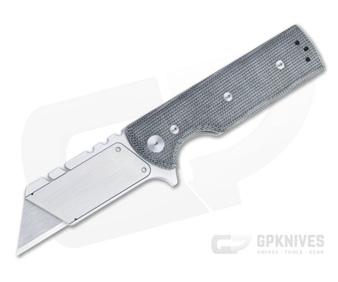 Chaves C.H.U.B - Utility Razor Knife, Tumbled Titanium